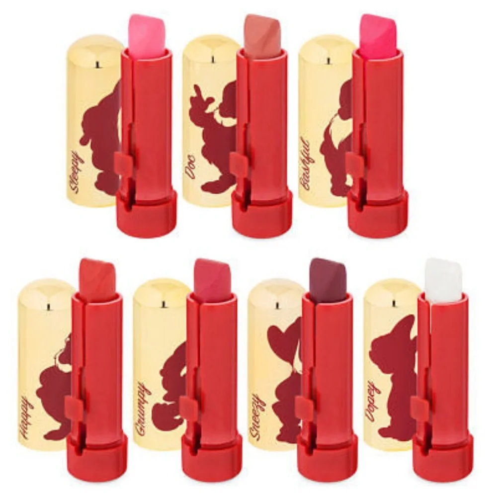 🌟HP🌟❇️Besame x Snow White DISCONTINUED 7 Dwarfs Mini Lipstick Set NWT